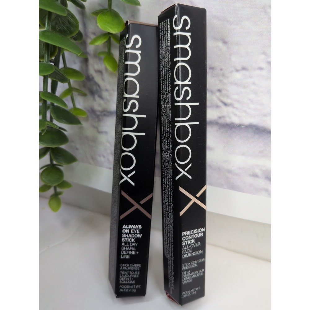 NIB 2🚨Smashbox Precision Contour Stick LIGHT+Always on Eye Shadow Stick LOADED